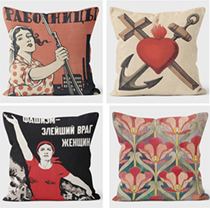 Tate Plans Russian Revolution Pillows Tate Plans Russian Revolution Pillows