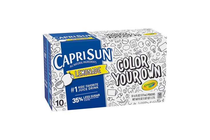 Crayola, Capri Sun Partner for Colorful DIY Box Designs