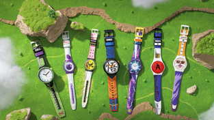 All seven watches from the “Dragon Ball Z” collection.