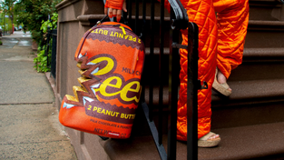 The Reese’s x Sprayground backpack.