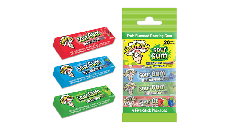 Warheads chewing gum.