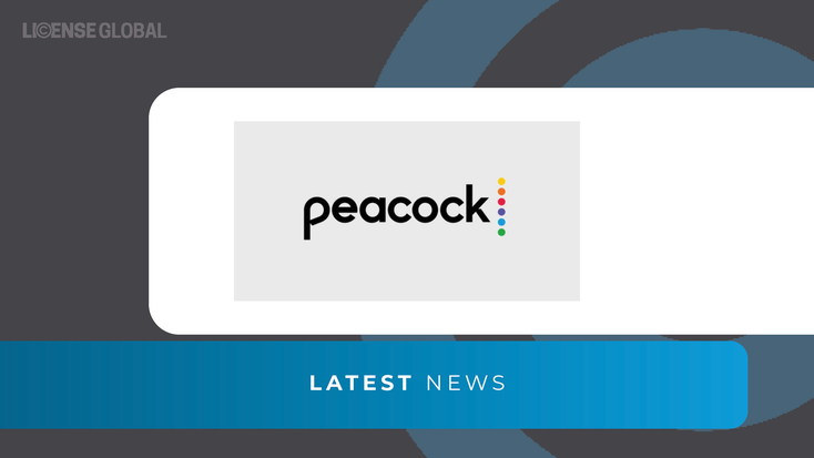 Peacock logo. 