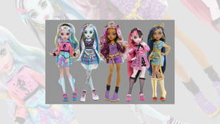 Monster High dolls.
