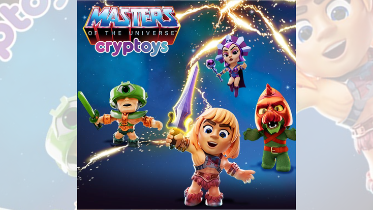 Promotional image for “Masters of the Universe” Cryptoys.
