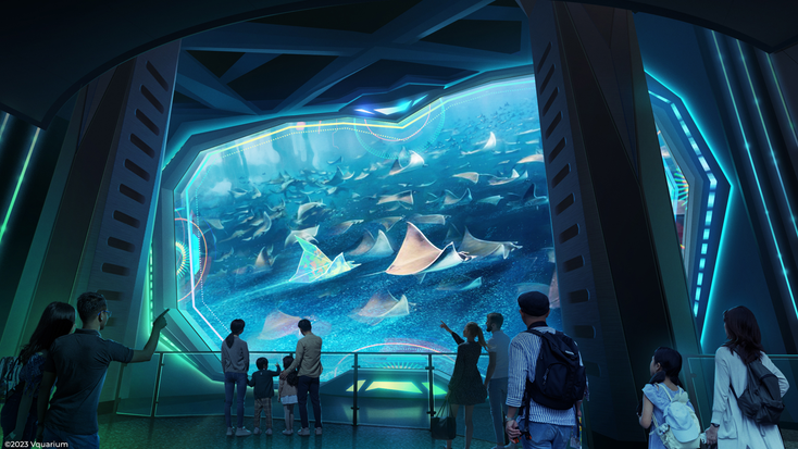 Rendering of Vquarium. Rendering of Vquarium.