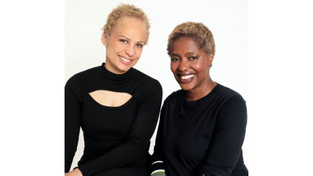 Agnès Cushnie (l) and Shola Asante (r) co-founders, Sante + Wade.
