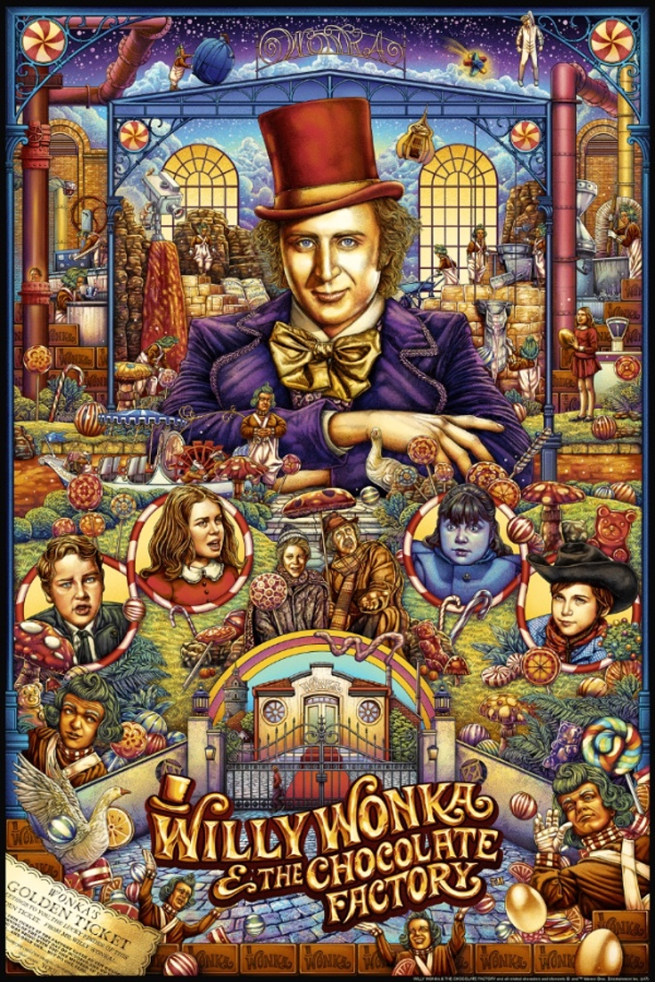 Dark Hall Adds More Willy Wonka Prints Dark Hall Adds More Willy Wonka Prints