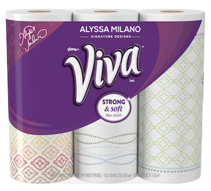 Alyssa Milano Designs Paper Towels