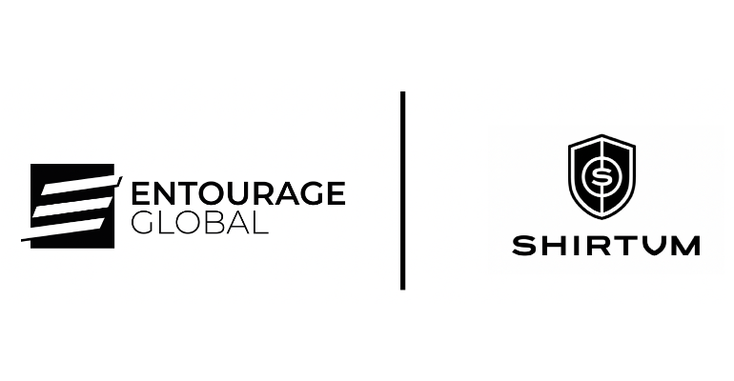 The Shirtum logo alongside the Entourage Group logo The Shirtum logo alongside the Entourage Group logo