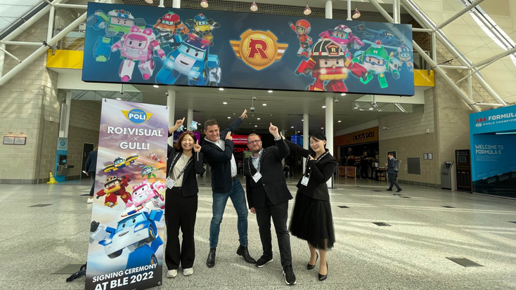 The ROI VISUAL team at Brand Licensing Europe.