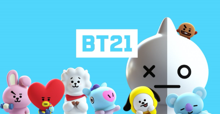 bts line characters plush