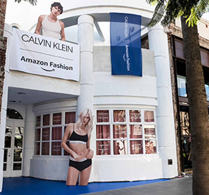 Amazon & Calvin Klein Tie Up Holiday Retail Experience
