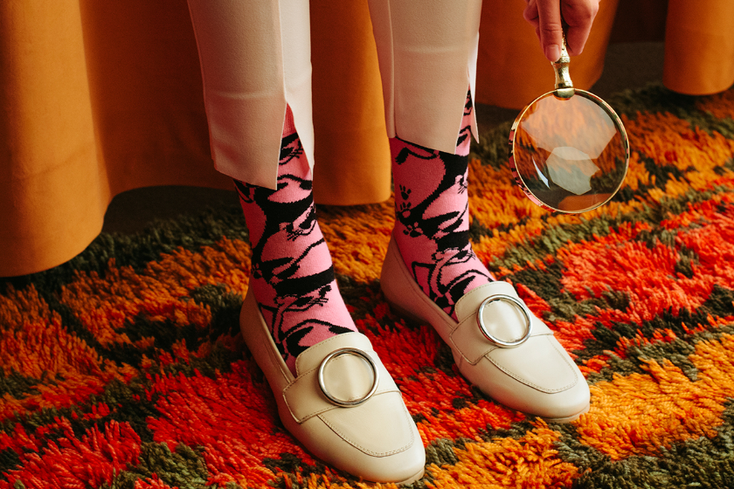 Happy Socks, MGM Pair for The Pink Panther Footwear