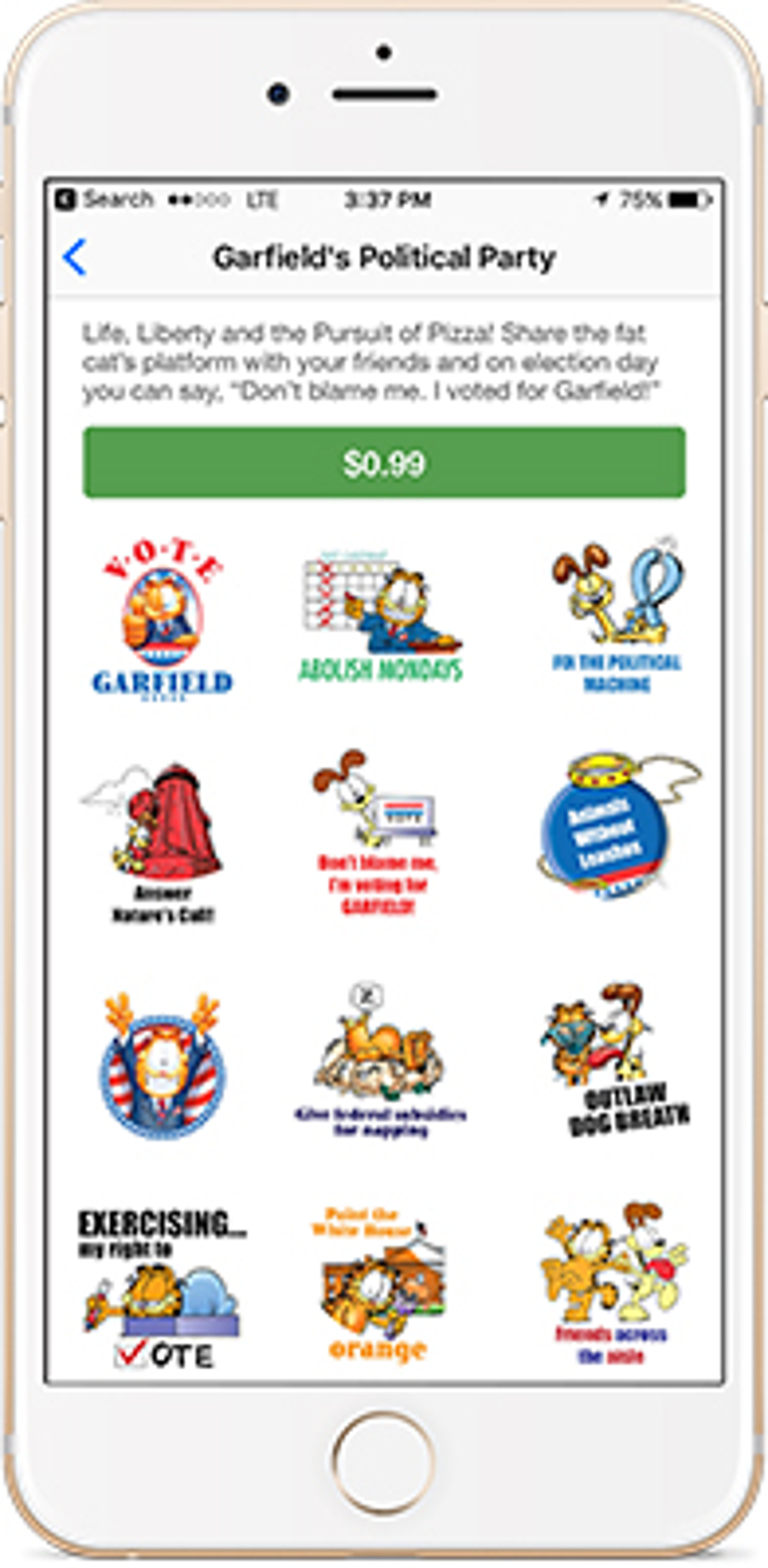 Garfield Emojis Head to the White House Garfield Emojis Head to the White House