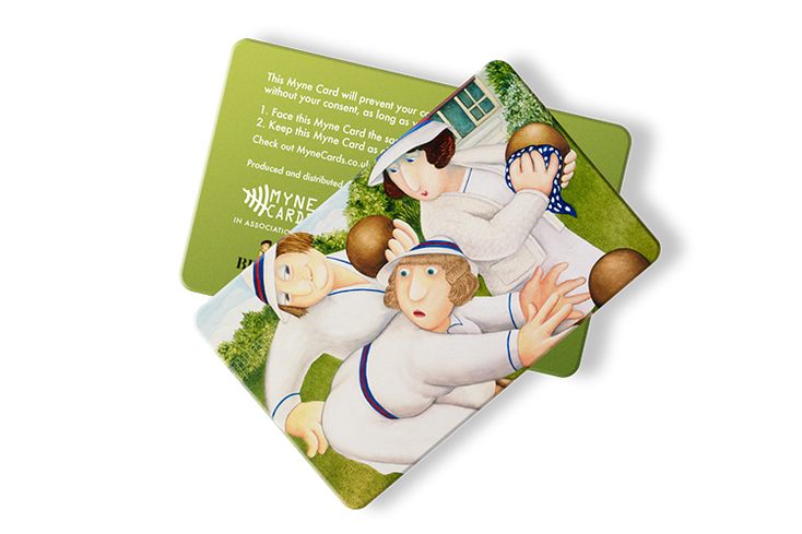 Artist Adds Flourish to Protector Cards Artist Adds Flourish to Protector Cards