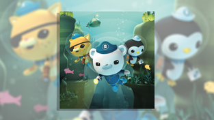 Kwazii, Captain Barnacles and Peso Penguin, characters from "Octonauts."