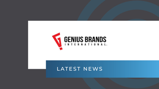 Genius Brands logo.