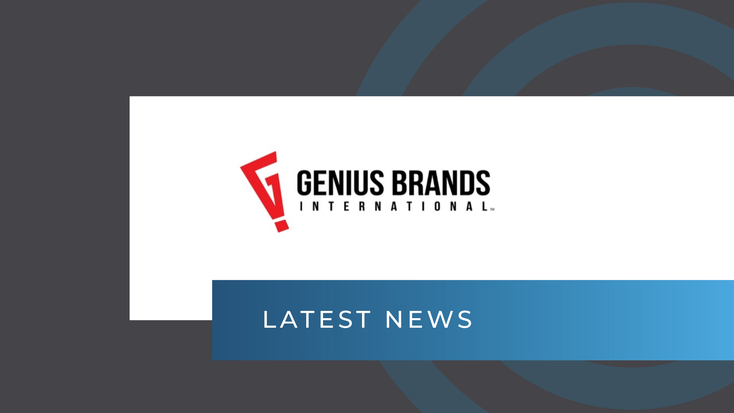 Genius Brands logo. Genius Brands logo.