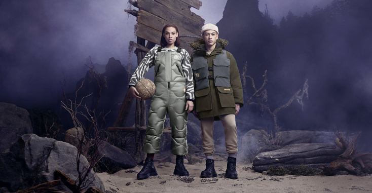 The two coats in the collaboration between the NBA, Canada Goose and Salehe Bembury The two coats in the collaboration between the NBA, Canada Goose and Salehe Bembury