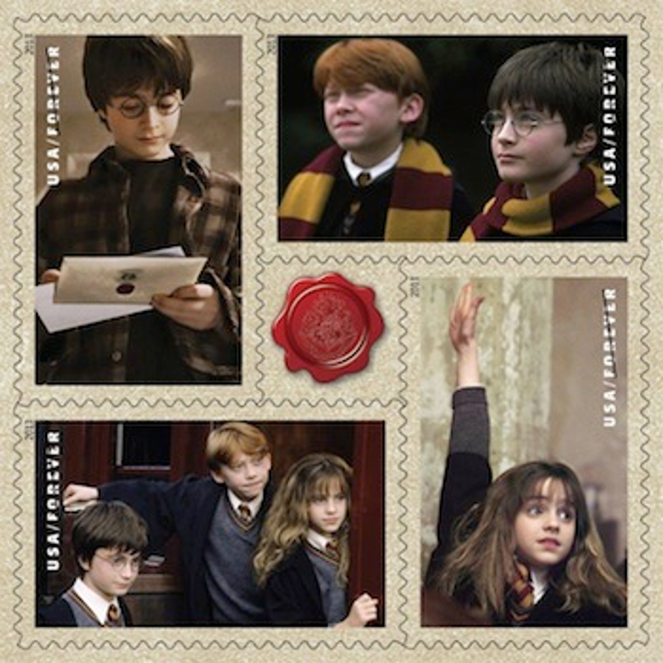USPS Reveals Harry Potter Stamps