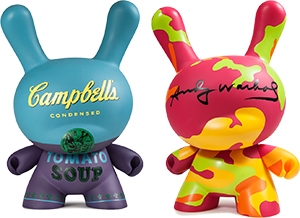 Andy Warhol Paints Kidrobot Figures | License Global