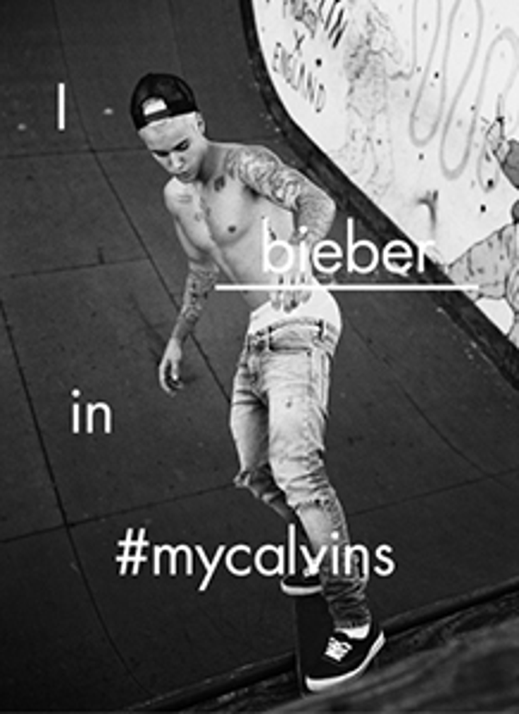 Calvin Klein Dresses Bieber Tour