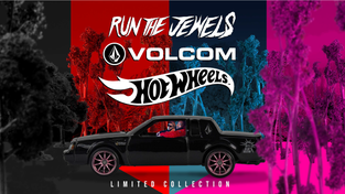 Promotional image for Hot Wheels x Volcom x Run The Jewels.