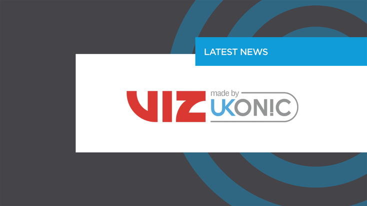 VIZ Media and Ukonic logos, respectively. VIZ Media and Ukonic logos, respectively.