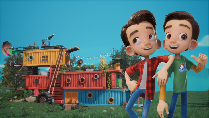 Animated versions of the Scott Brothers. Animated versions of the Scott Brothers.