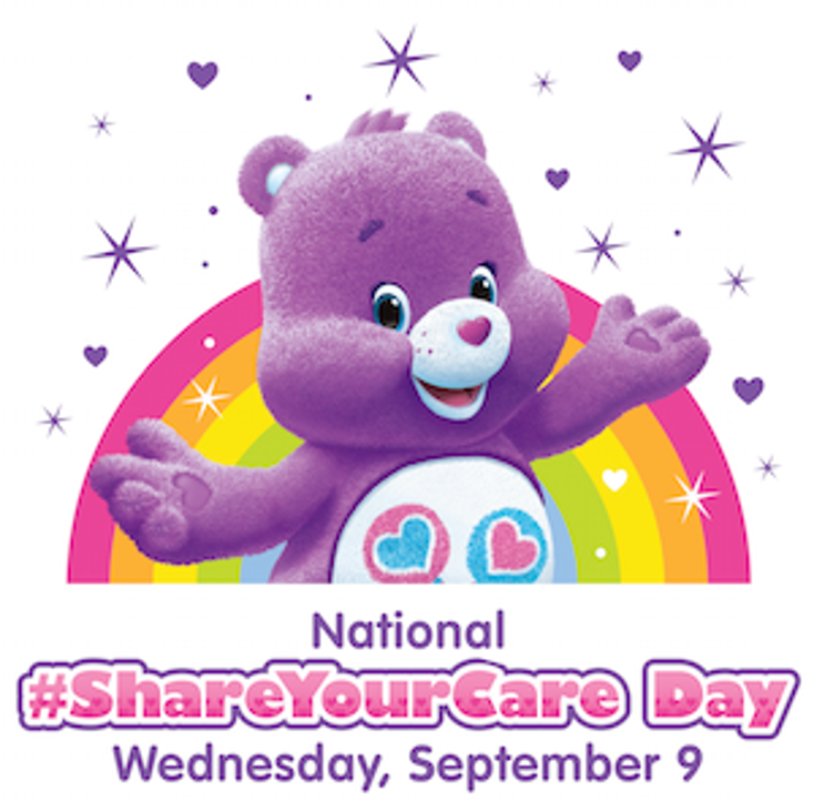 Care Bears Preps for Share Your Care Day