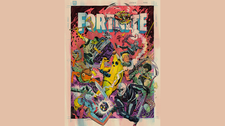 The "Fortnite" Mondo poster.