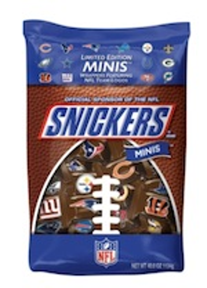 SNICKERS NFL PLASTIC FOOTBALL CANDY DISH