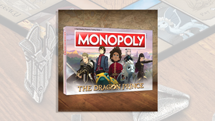 Box for Monopoly: The Dragon Prince edition.