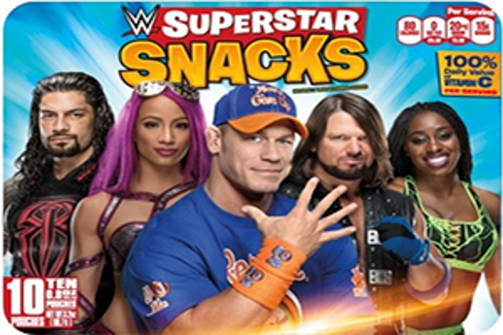 WWE Scores Fruit Snacks Deal WWE Scores Fruit Snacks Deal