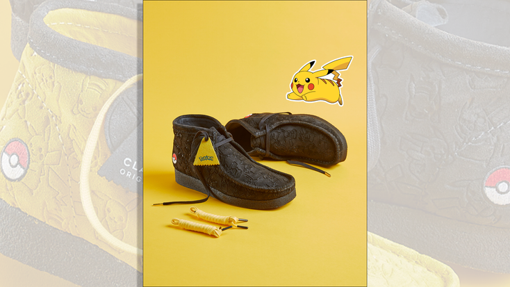 Pokémon Wallabee boots.