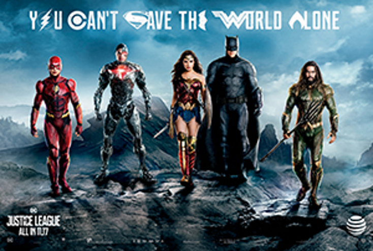 AT&T to Feature Justice League in Times Square AT&T to Feature Justice League in Times Square