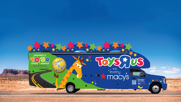 The Geoffrey’s Tour Across America bus. 