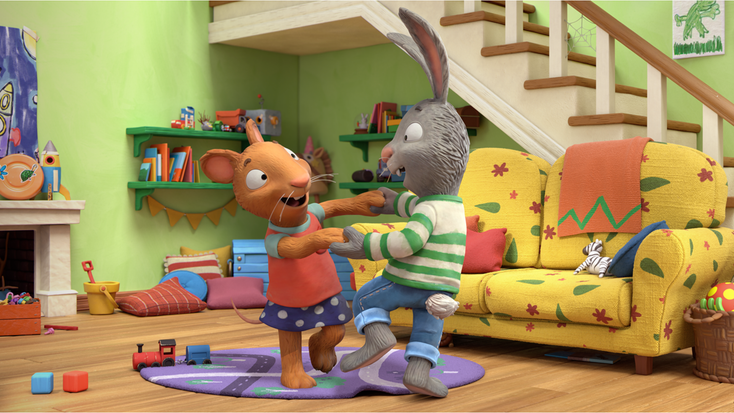 Still from "Pip and Posy" Still from "Pip and Posy"