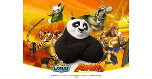 Characters from "Lords Mobile" and "Kung Fu Panda"
