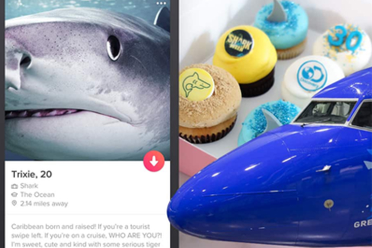 Shark Week Swipes Right with Tinder, More