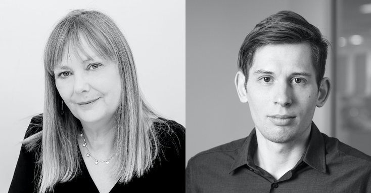 aura Clarke, new licensing director for EMEA and Luca Bonecchi, the new head of agent management.  