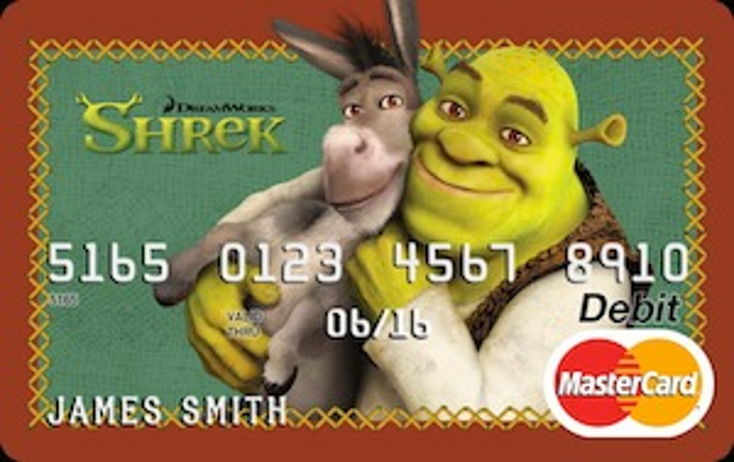 DreamWorks Teams for Shrek Debit Cards DreamWorks Teams for Shrek Debit Cards