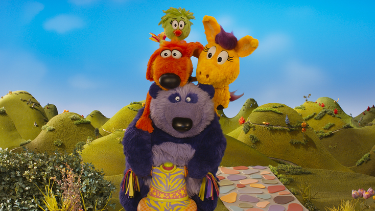 "Donkey Hodie" still. "Donkey Hodie" still.