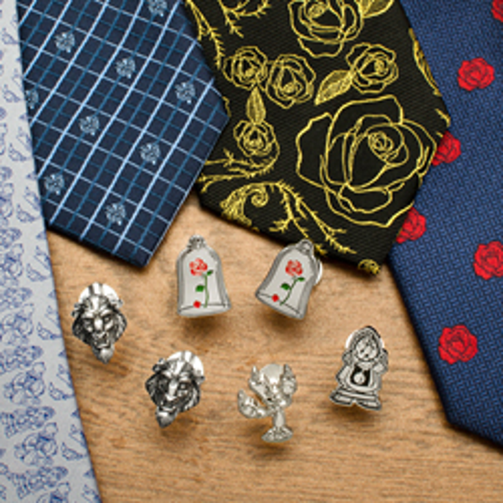 Disney Adds Beauty and the Beast Cufflinks Disney Adds Beauty and the Beast Cufflinks