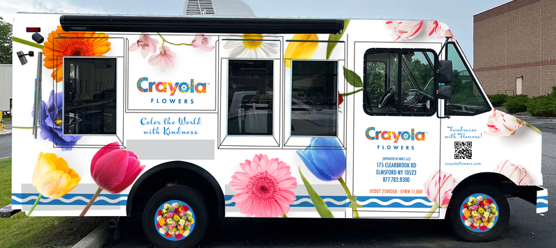 Crayola Flowers truck