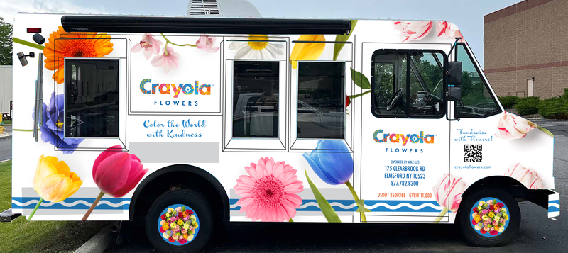 Crayola Flowers truck Crayola Flowers truck