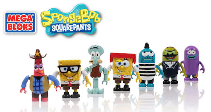 NY TOY FAIR: SpongeBob Joins Nick’s Mega Bloks Range NY TOY FAIR: SpongeBob Joins Nick’s Mega Bloks Range