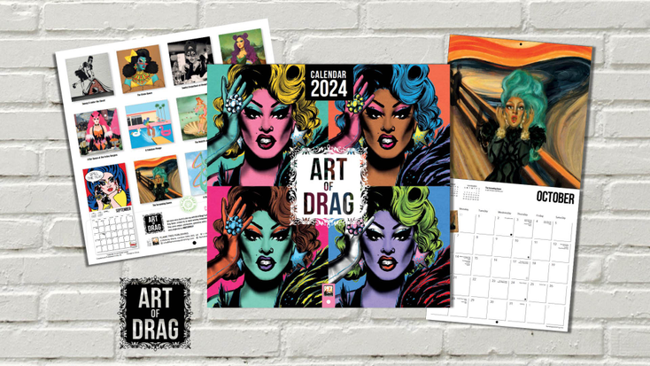The Art of Drag calendar. 