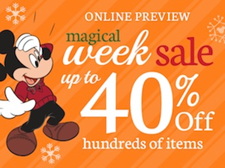 Disney Starts the Sale Early Disney Starts the Sale Early