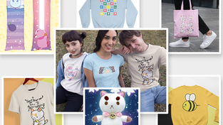 “Bee and PuppyCat” merchandise. 